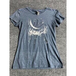 Instant Message Falling Starts Shirt Women's S Short Sleeve Graphic Tee